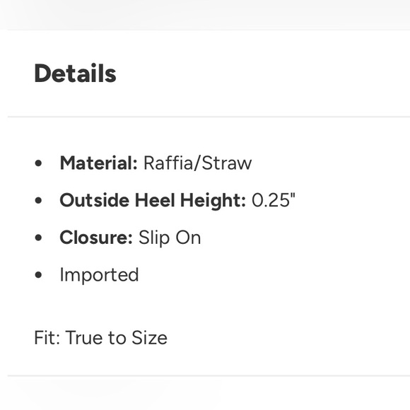 NWT JustFab Raffia & Faux Leather Slip On Sandals in Size 11 - Picture 11 of 11